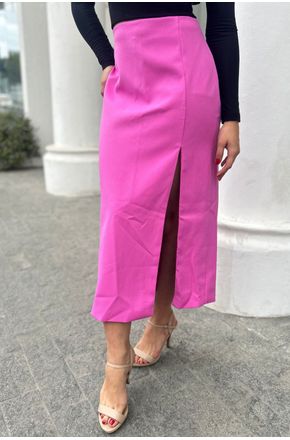 Saia Com Maxi Fenda Lanca Perfume 1